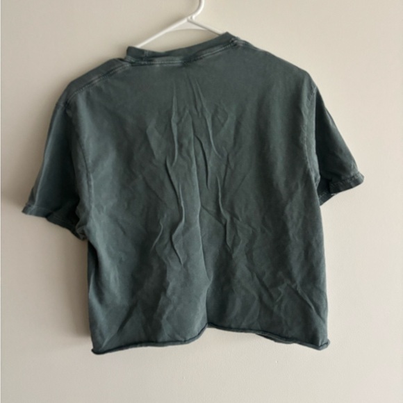 Let’s Get Shamrocked Green Cropped T-Shirt - Size: Medium - Picture 2 of 3